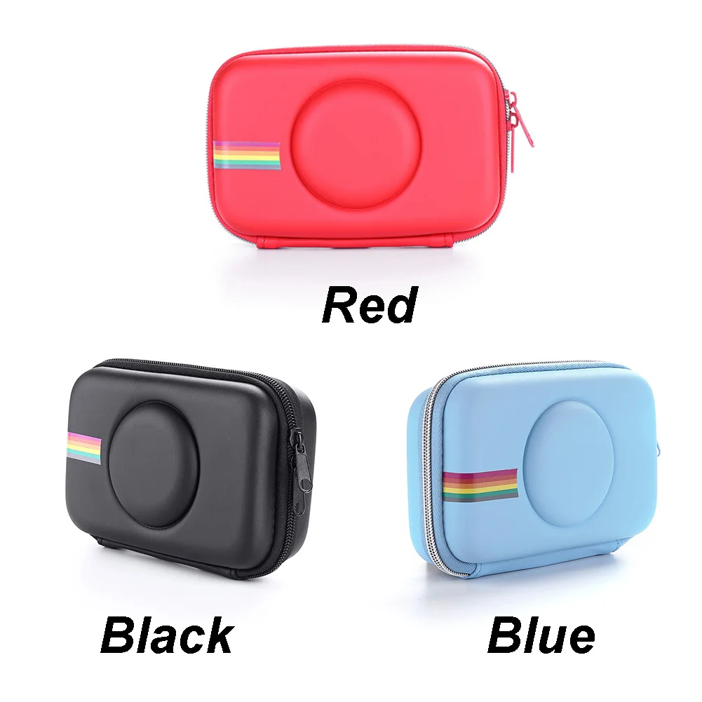 Fashion Shockproof Storage Camera Bag Waterproof Colorful Retro Outdoor Portable EVA Protective Case For Polaroid Snap Touch | Электроника