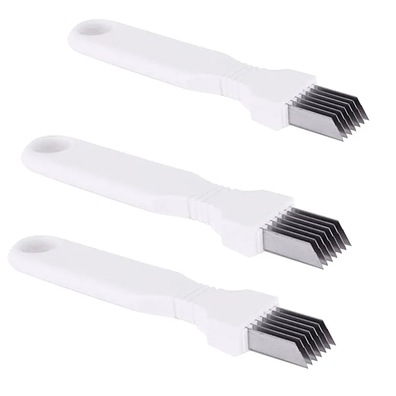 3PCS Metal Shallot Shredder Cutter Spring Machine Vegetable Tool Kitchen Supply #4D03 | Дом и сад