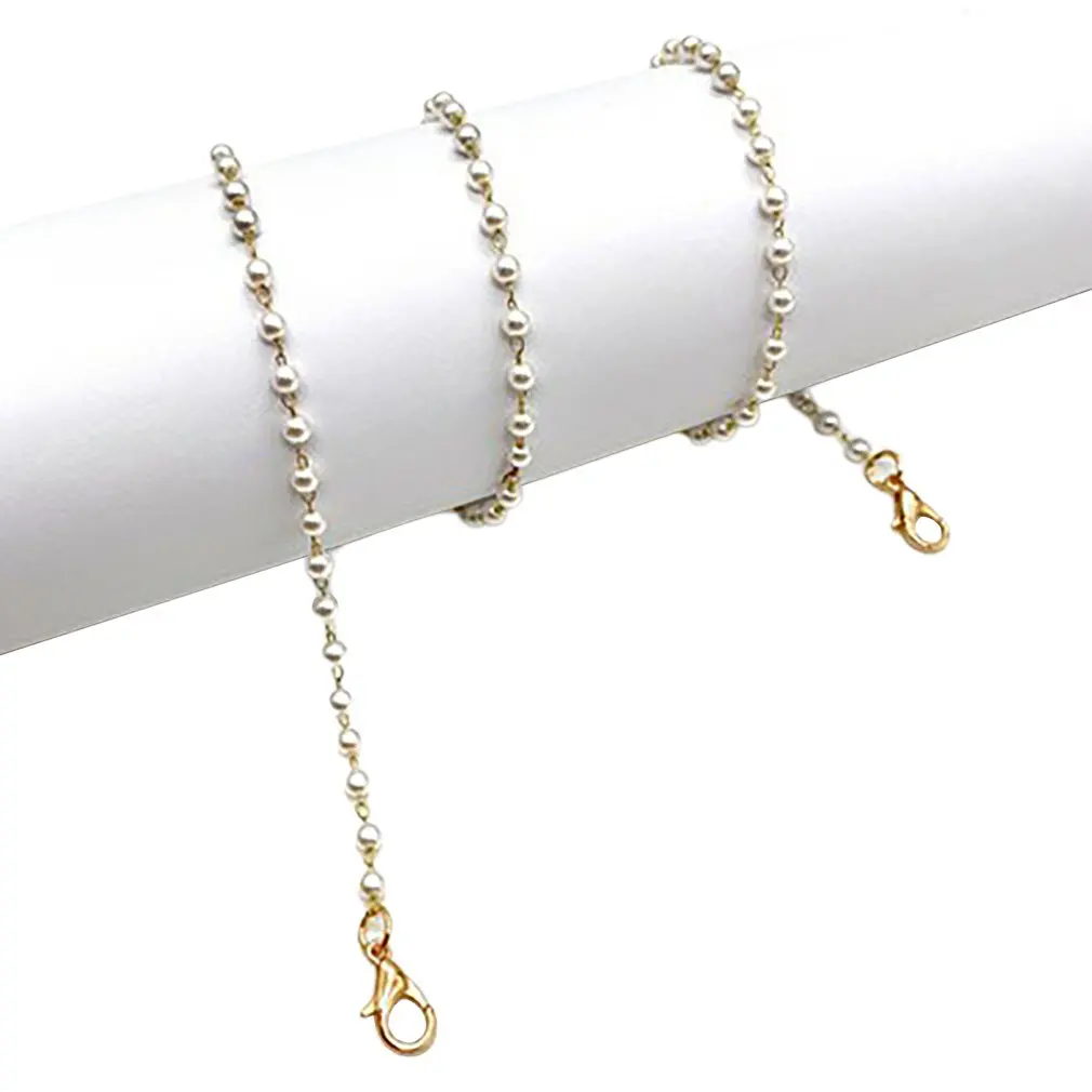 

Face Mask Holder Lanyard Neck Chain Strap Cord String Necklace Retainer Adult Minimalist Style Bead Chain