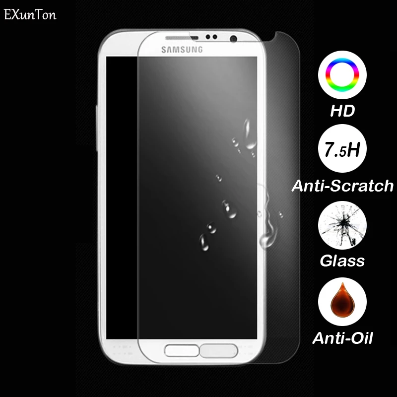 Закаленное матовое закаленное стекло EXUNTON для защиты экрана от отпечатков