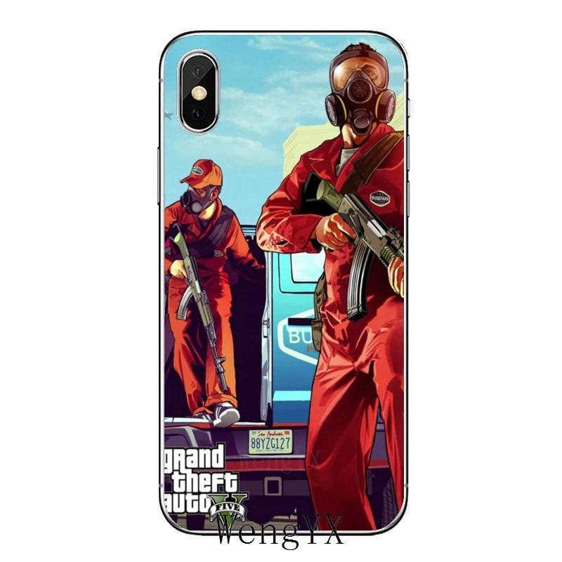 Чехол для телефона с GTA 5 Grand Theft Auto V аксессуары Huawei P30 P20 Pro P10 P9 P8 Lite Y5 Y6 Y7 Y9 P Smart Plus 2018