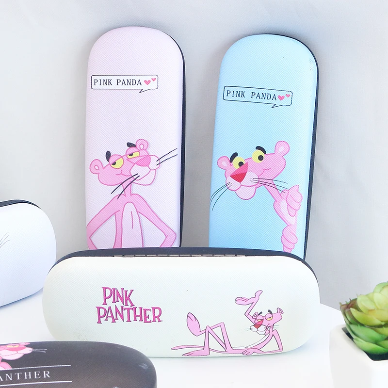 

Top-grade Cartoon PU Spectacle Cases for Eyeglasses Fashion Portable Rectangle Sunglasses Box Bag Eyewear Protector