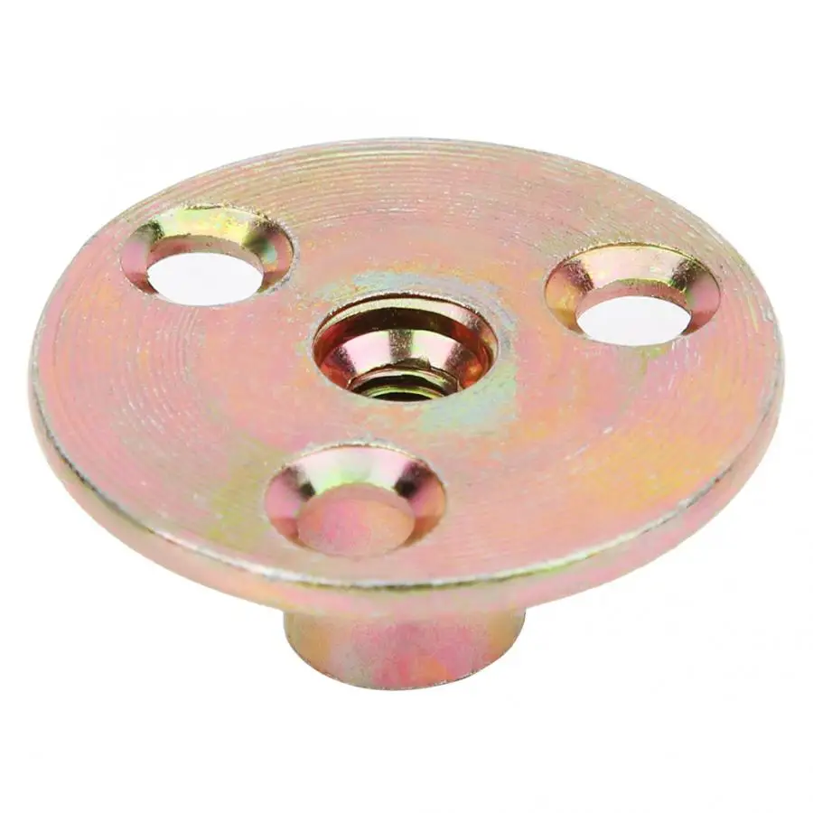 5 шт. Т-образная гайка фланец с 3 отверстиями Оцинкованная железная для крепления