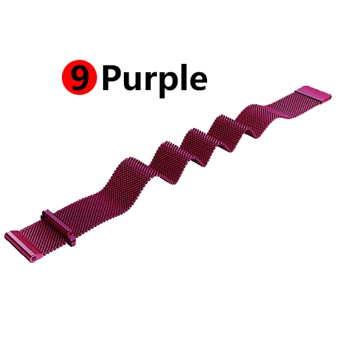 Purple 9 Galaxy watch 46 мм для samsung active 2 42 мм S2 S4 gear S3 frontie hauwei часы gt amazfit ремешок Bip 20 мм 22 мм браслет ремешок для часов - Цвет ремешка: Purple 9