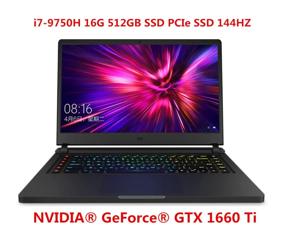 Xiaomi Mi игровой ноутбук 15,6 дюймов обновления i5 8G/i7 16G DDR4 1 ТБ SSD GTX1660Ti/RTX2060 NVIDIA 6 ГБ DDR6 144 Гц компьютер - Цвет: i7 16G512G GTX1660Ti