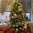 10 м светодиодный Сказочный светильник, гирлянда, занавеска, гирлянда, гирлянда, Рождественская елка, украшения, украшение для дома, ваза, декор для спальни, окна, 5z