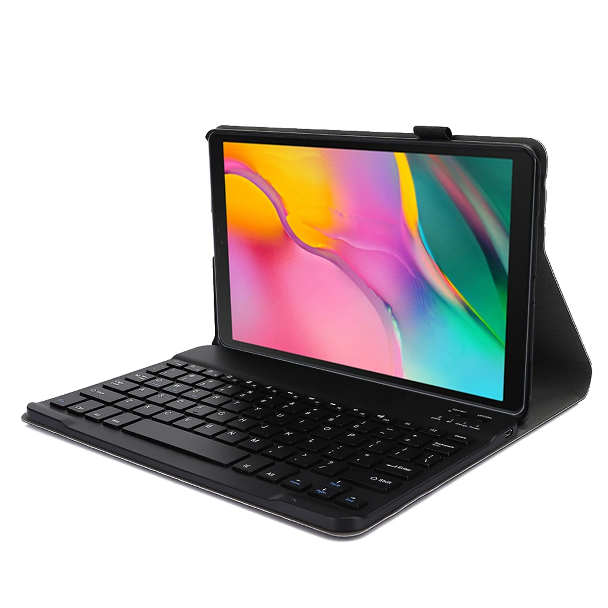 

Съемная клавиатура для планшета с защитным чехлом, подходит для планшета Samsung Tab A 10,1 2019 (черный)