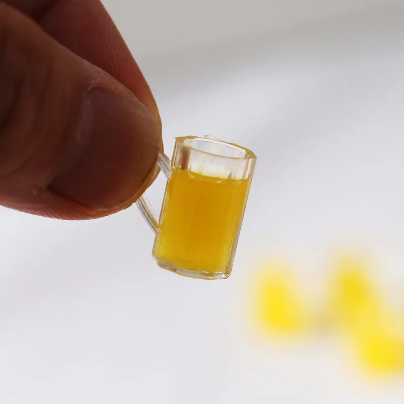 

Mini Glass Miniature Food Play Shooting Scene Model Doll House Accessories