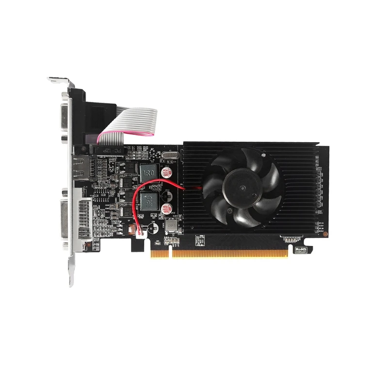 

Видеокарта для компьютера GT 740 2 ГБ GDDR5 128 бит PCIE 2,0 HDMI-совместимая с интерфейсом + VGA + DVI Видеокарта с охлаждающим вентилятором