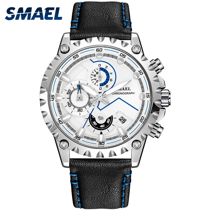 

Luxurious Brand Watch Calendar and Pointer Display Quartz movement Mens Business Outdoor Sports Watches Waterproof Quartz Watch
