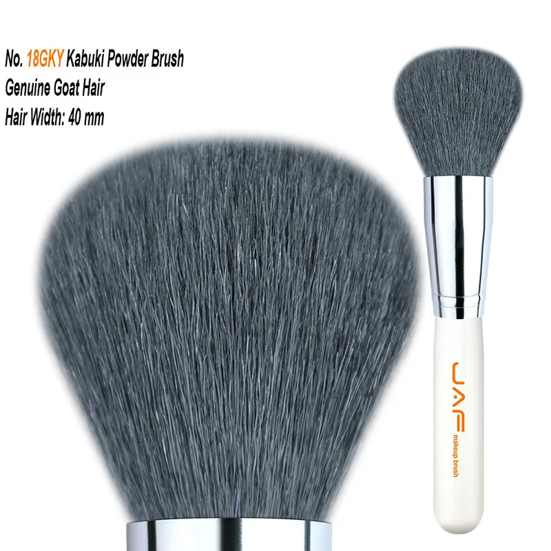 Большой медовый порошок Кисть для макияжа натуральная горная шерстяная щетка