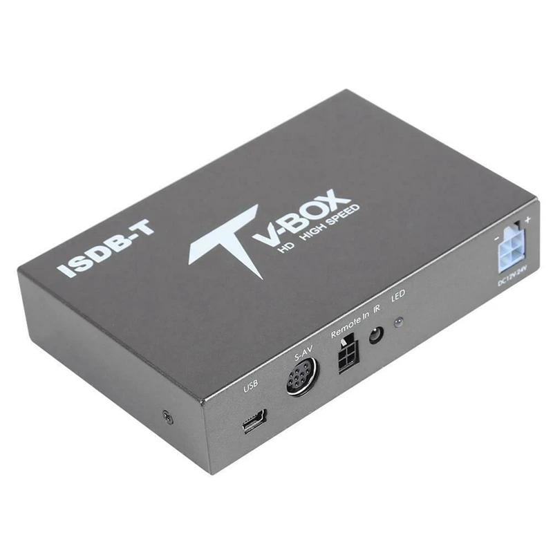 T519 ISDB T Автомобильный цифровой ТВ приемник коробка HD монитор PAL NTSC аналоговый