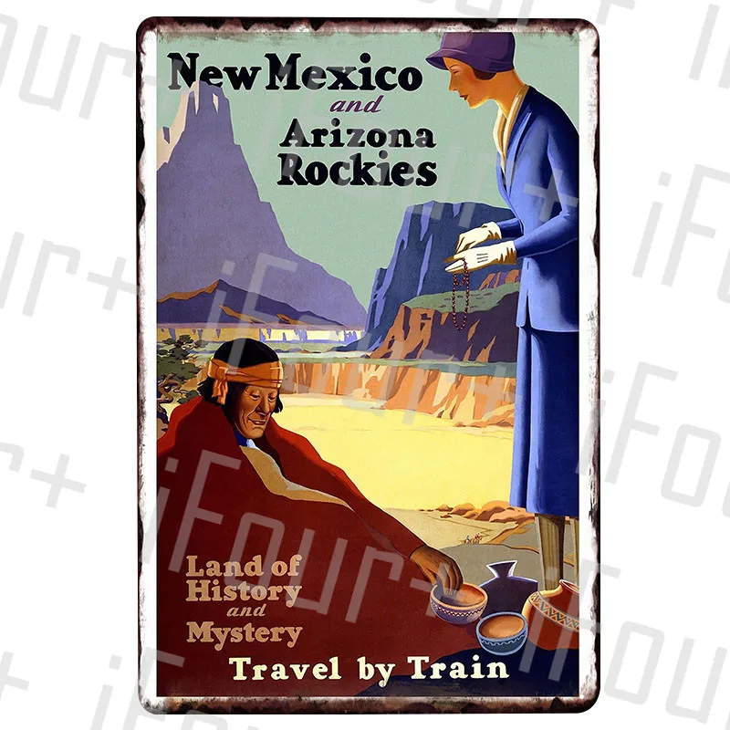 Мексиканская металлическая пластина Оловянная табличка металлический