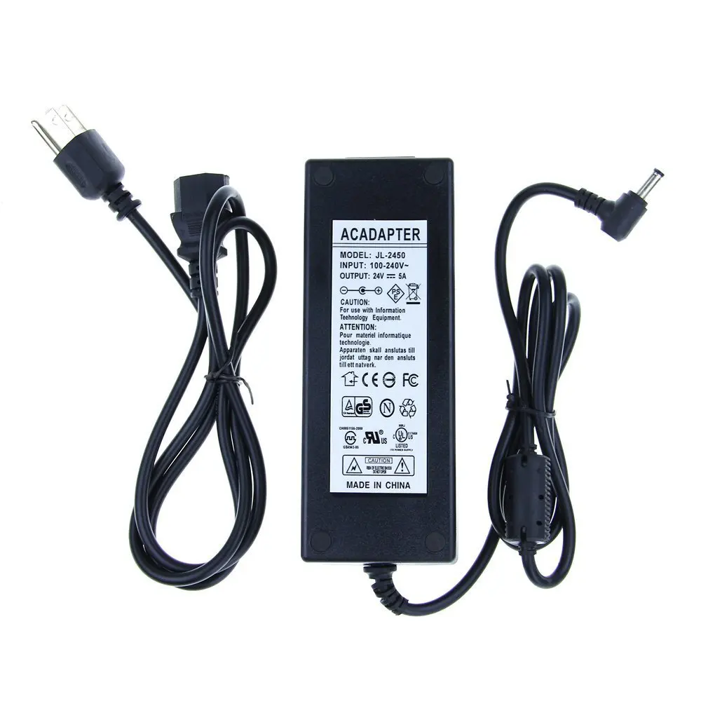 

Адаптер питания AC 100-240V To DC 24V 1A 2A 3A 4A 5A 24W 48W 72W 96W 120W 12V 90-265V US EU Plug aluminum