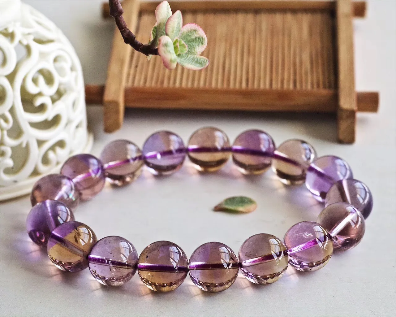 

Donghai Crystal Amethyst Beads Bracelet Amethyst Amethyst Single Circle Bracelet Crystal Women's Fashion Gift