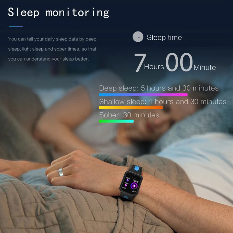 Бизнес Спорт IP68 Водонепроницаемые Смарт-часы P68 с пульсометром артериального