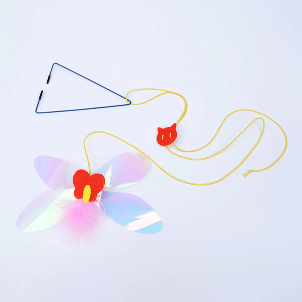 

1PCS Funny cat stick retractable 1.8m bouncing plush mouse cat interactive toy funny cat stick pet supplies