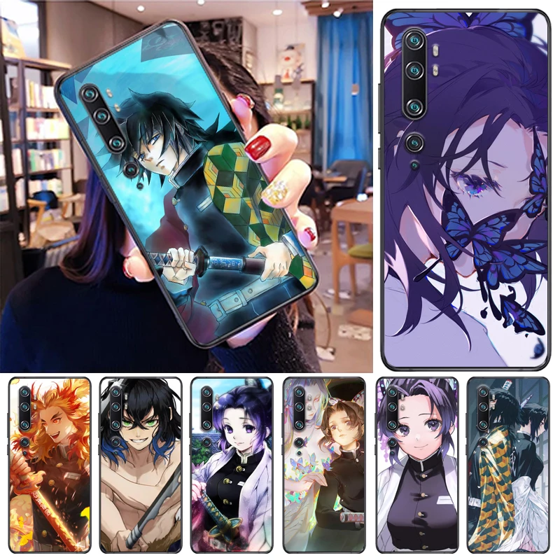 

Demon Slayer Kamado Nezuko Kamado Tanjirou Kimetsu No Yaiba Agatsuma Zenitsu Phone Case For Xiaomi CC9e CC9 Pro Carcasa Cases