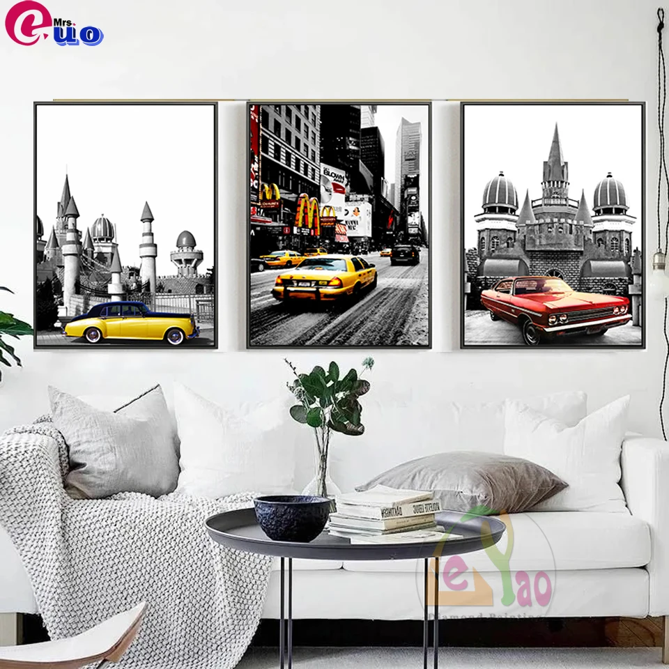 

Набор для алмазной живописи «Пейзаж», 3 шт.