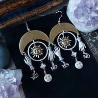 the celestial mystic earringsalchemy earringsgothic gifts for her
