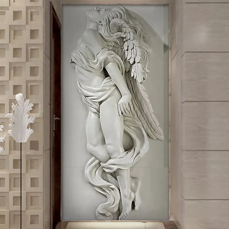 Пользовательские фото обои фрески 3D стереоскопический рельефный красота Ангел