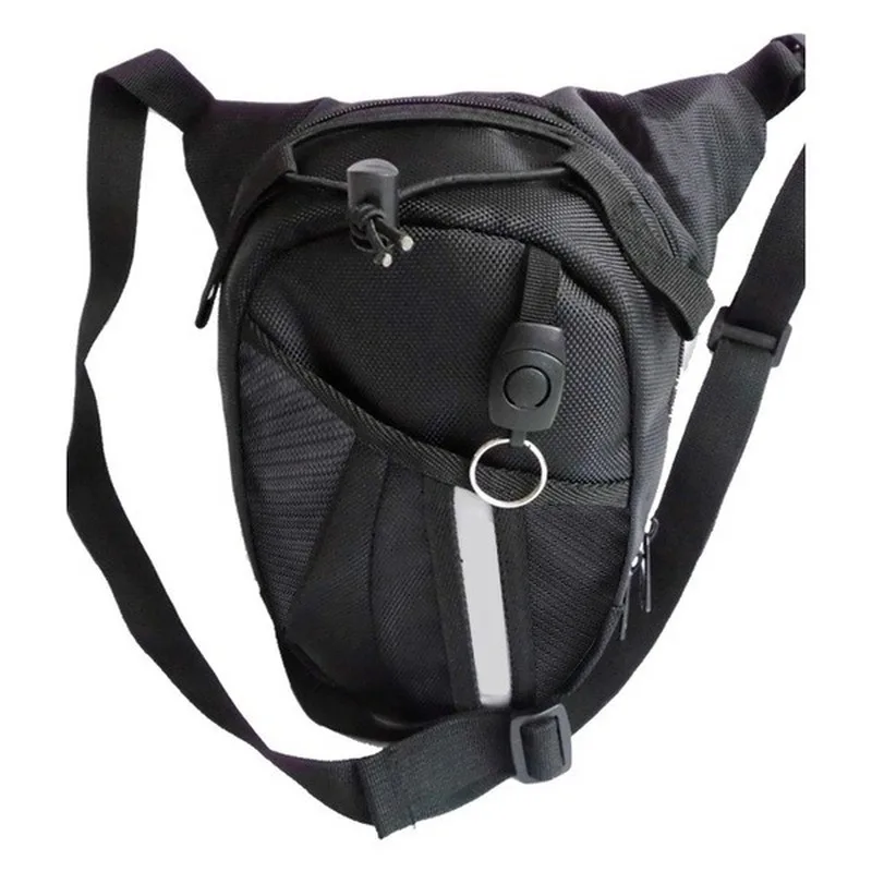 

Black Drop Leg Motorcycle Racing Cycling Fanny Pack Waist Belt Bag
