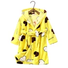 Детские халаты, Осень-зима 2022, одежда для сна для маленьких мальчиков и девочек, халат, Детская домашняя одежда с капюшоном, фланелевые халаты для девочек, детские пижамы с героями мультфильмов