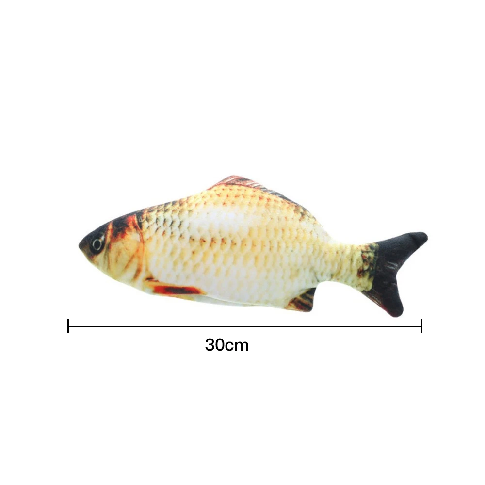 

30CM Cat Toy Fish USB Electric Charging Simulation Dancing Jumping Moving Floppy Fish Cat Toy For Cats Toys Interactive Hotsale