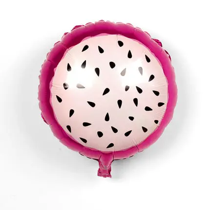 10pcs Dragon fruit 10 шт., 18 дюймов, Гелиевый шар из фруктовой фольги, персиковый арбуз, киви, клубника, апельсин, ананас, летние украшения для вечеринки, детские игрушки - Цвет: 10pcs Dragon fruit