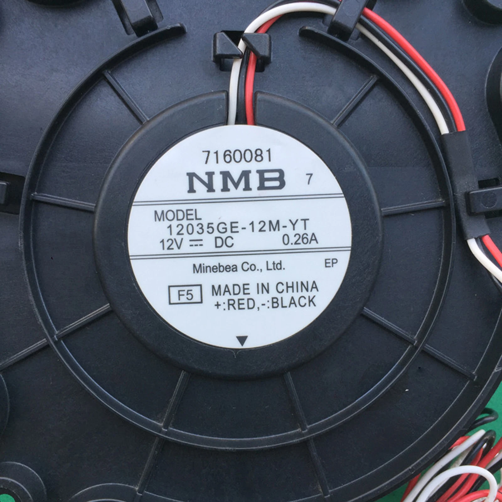 NMB12035GE-12M-YT охлаждающий вентилятор для холодильника Haier 12V DC 0.26A запасные части