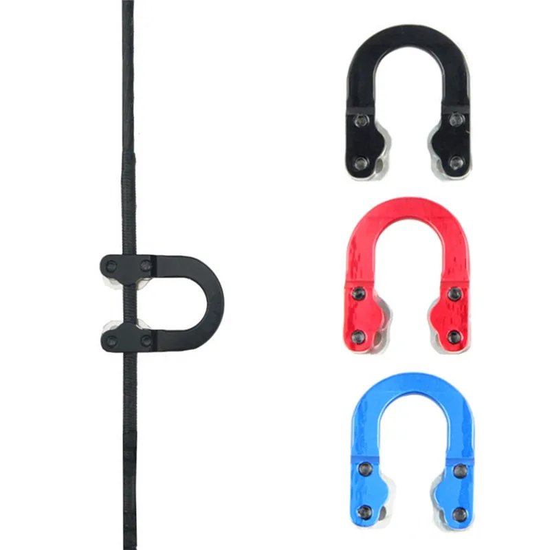 

Archery Metal D Ring Safety Bow Release Buckle Aid Compound Bow Hunting Accessories
