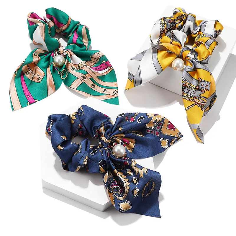 Этническое кольцо для волос с жемчужинами и кулоном женщин девушек веревка