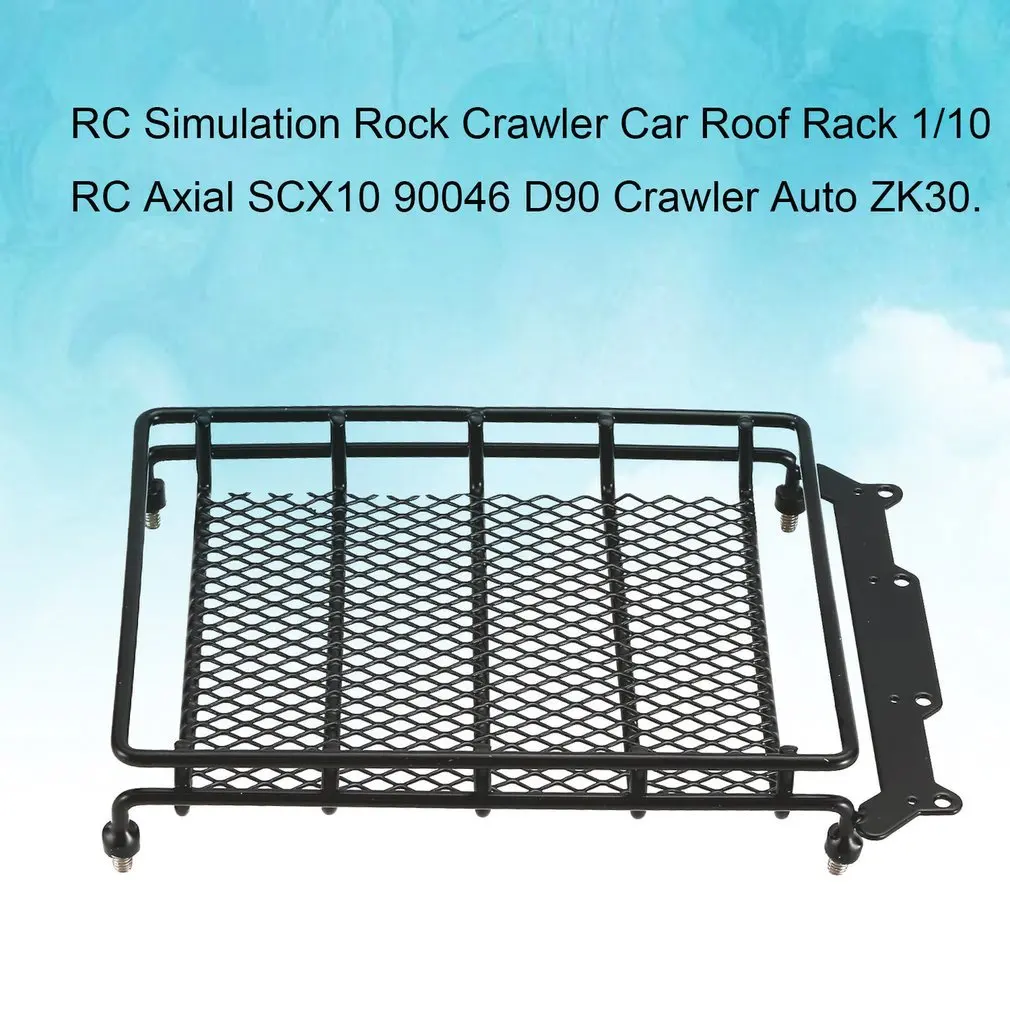 Luggage Carrier Roof Rack with LED Light Bar for 1/10 RC Crawler Car Axial SCX10 CR01 D90 CC01 AXIAL Traxxas TRX4 | Игрушки и хобби