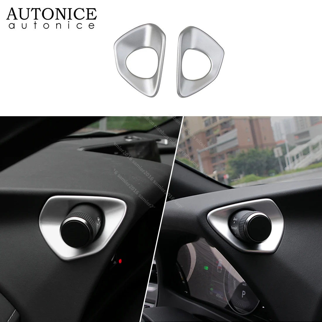 ABS Carbon fiber color Mode adjustment knob is attached to cover Fit For Lexus UX 2019 250H 200 Accessories | Автомобили и
