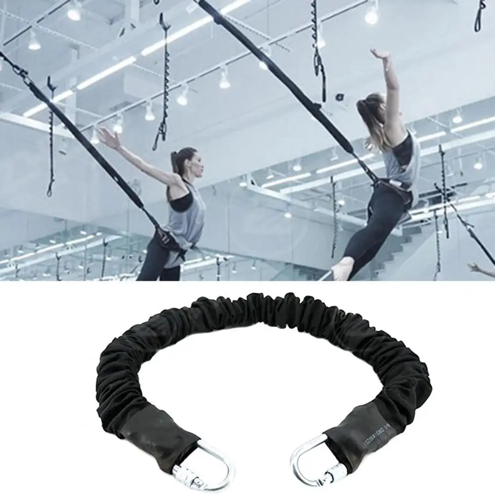 

Yoga Stretch Belt Resistant Antislip Aerial Yoga Bungee Rope Hanging Elastic Band Gym Dance Fitness Training Band Vitality Band