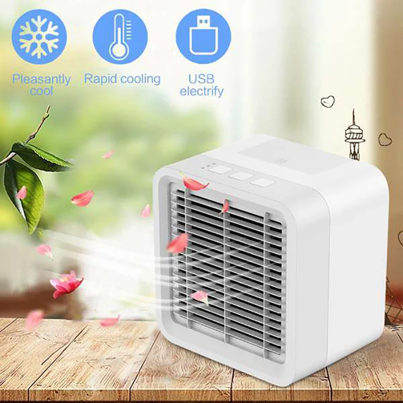 Акция-USB Перезаряжаемый кондиционер воздушный охладитель FanPortable мини