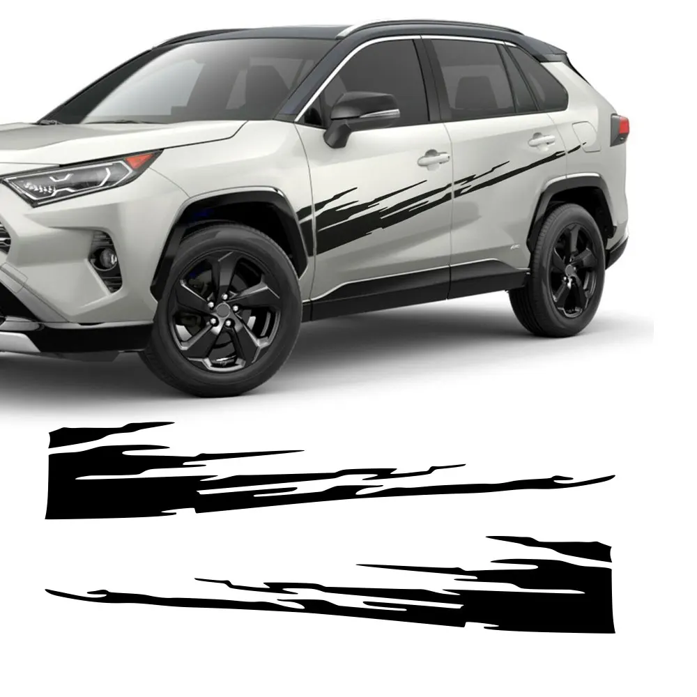 Наклейка для RAV4 TOYOTA дизайн боковой двери брызг Спортивная виниловая графическая