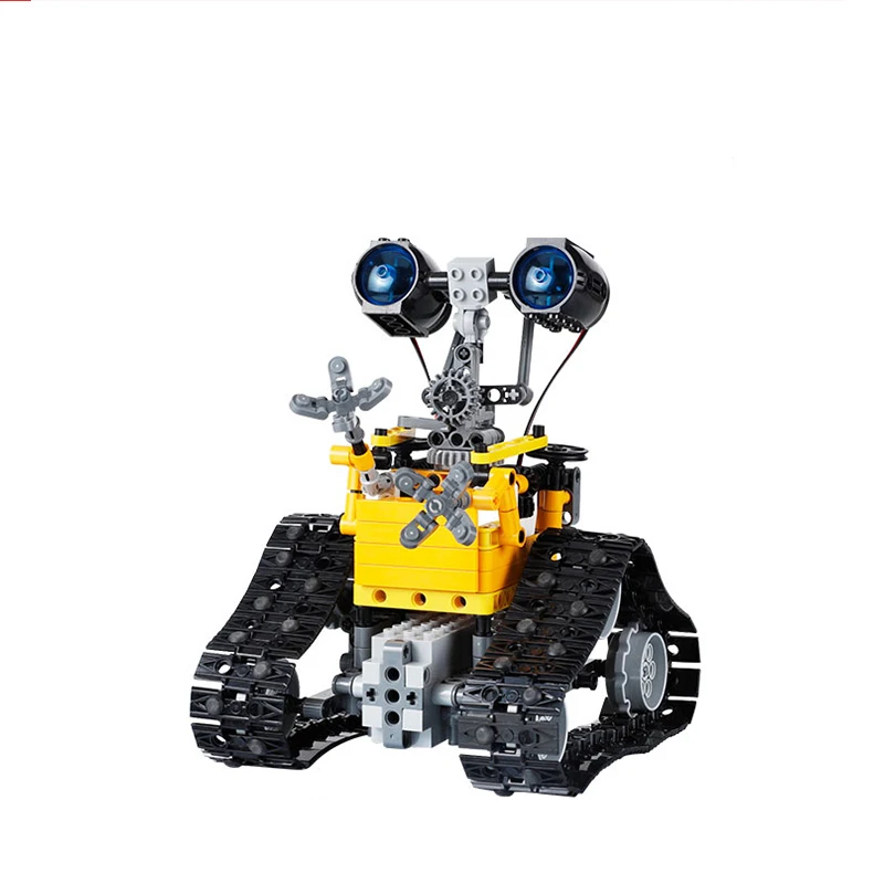 

In Stock Technical Remote Control Electric Programming Robot Building Blocks Model Assemble Bricks Kids Toy Car Gifts