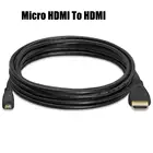 Изысканный прочный 1 м Micro HDMI-совместимый с HDMI-совместимый 1080p проводной кабель-адаптер для мобильных телефонов планшетов HDTV