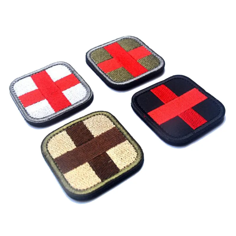 Красный Крест медицинский 3D повязка на руку с вышивкой Тактический медицинских