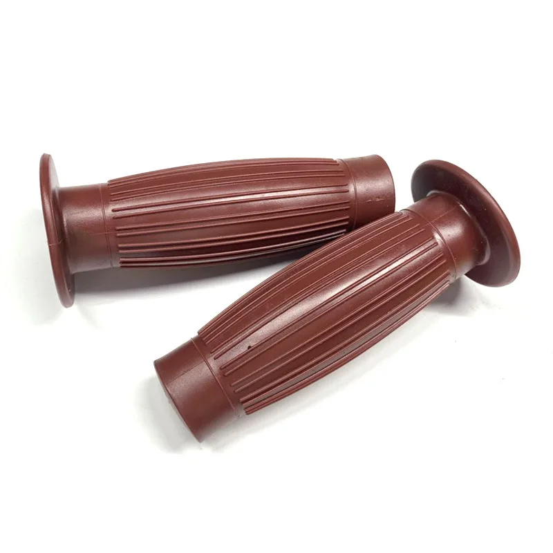 Ручка 7/8 дюйма ретро резиновая мотоциклетная велосипедная винтажная ручка для