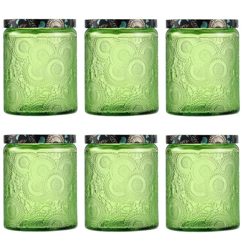 

Candle Jars Glass Making Tin Container Jar Scented Storage Candles Empty Containers Lids Diy With For