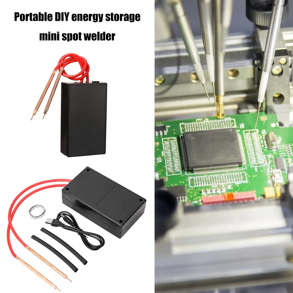 

Портативный мини-аппарат для точечной сварки «сделай сам», 6 передач, никелевый лист для батареи 18650, Комплект сварочного оборудования для с...