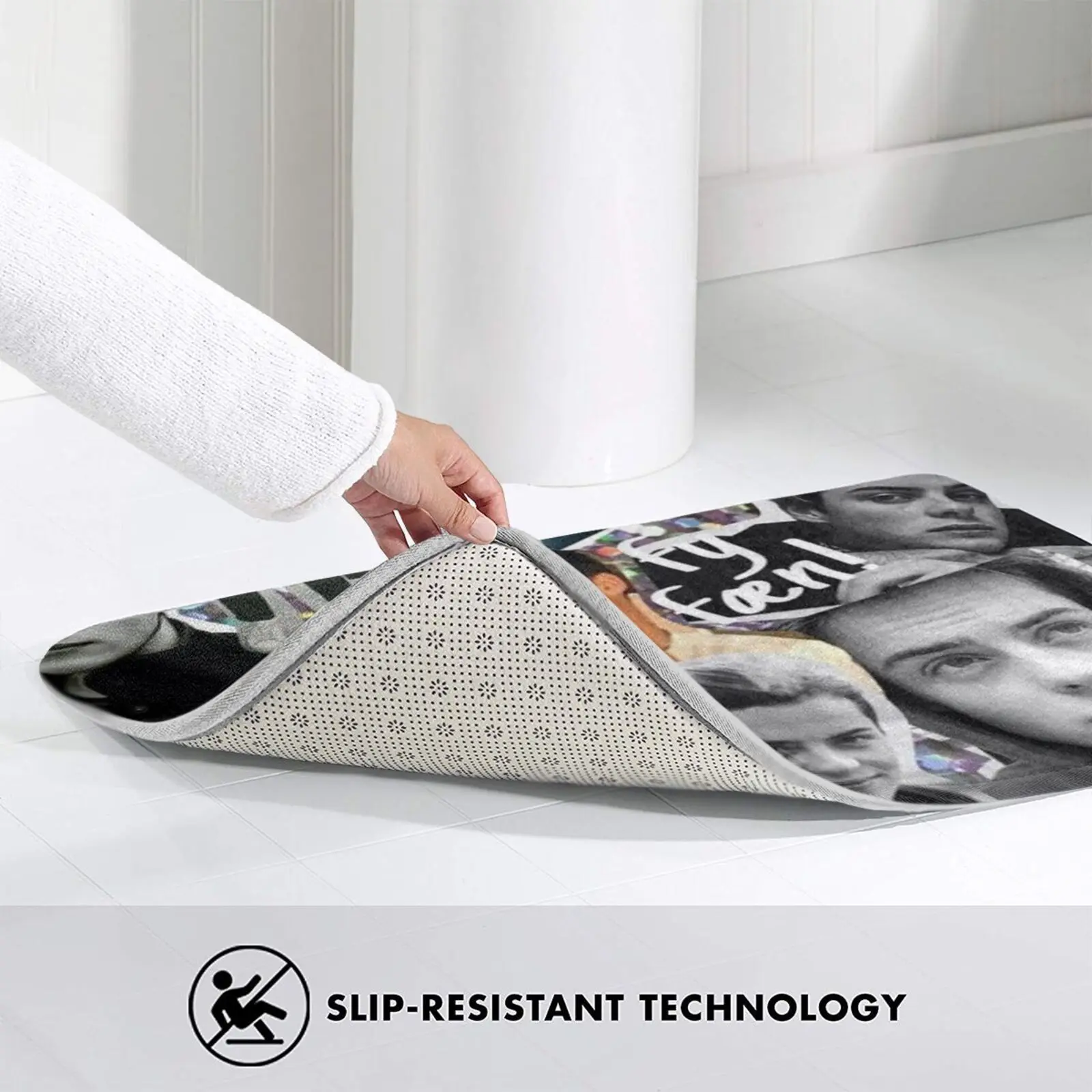 Коврик для ковриков Herman Tommeraas Мягкий Нескользящий актера Голливуд Роджерс