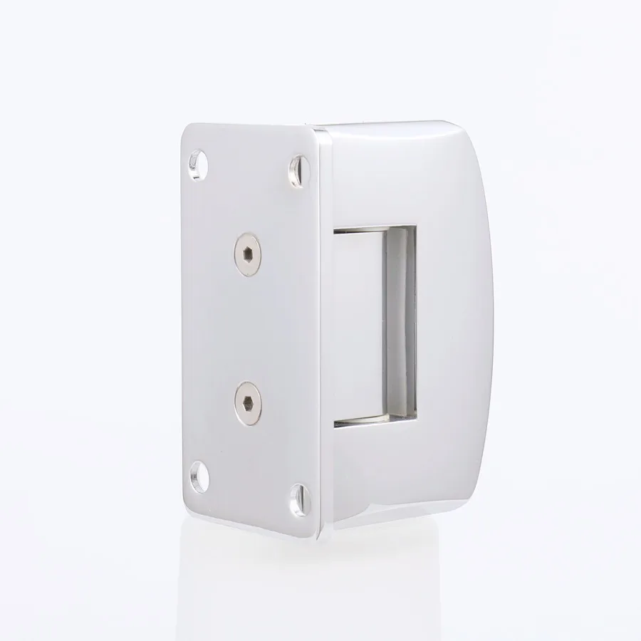 Стеклянный шарнир медь хром Ванная комната настенное крепление безрамный