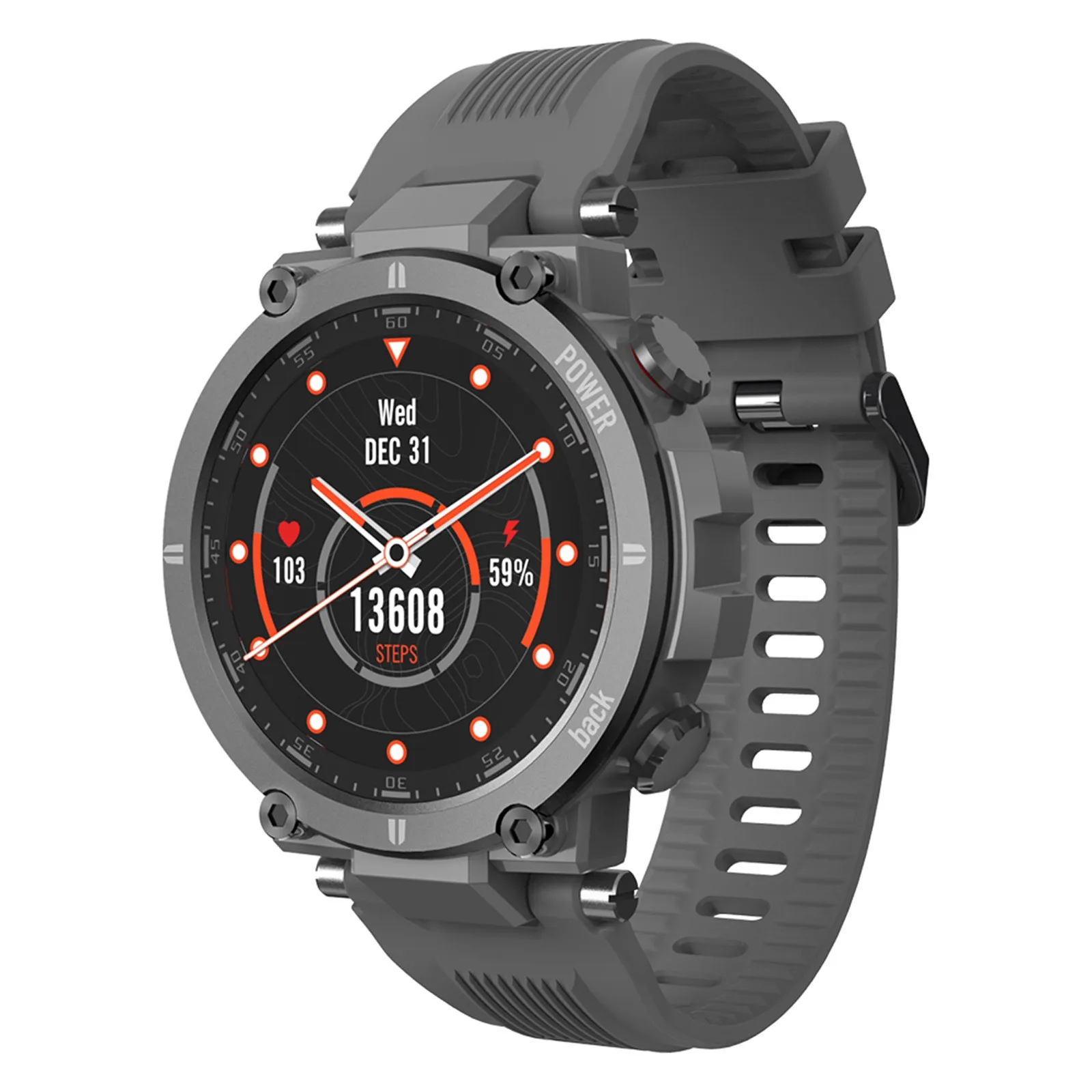 

KOSPET-Raptor Smart Watch for Men 1.3 Outdoor Calling Compass Barometer Smartwatch with 20 Sports Mode Smart Watch Men Women#G