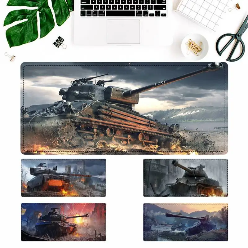 

Durable World of Tanks Mouse Pad Gamer Keyboard Maus Pad Desk Mouse Mat Game Accessories For Overwatch