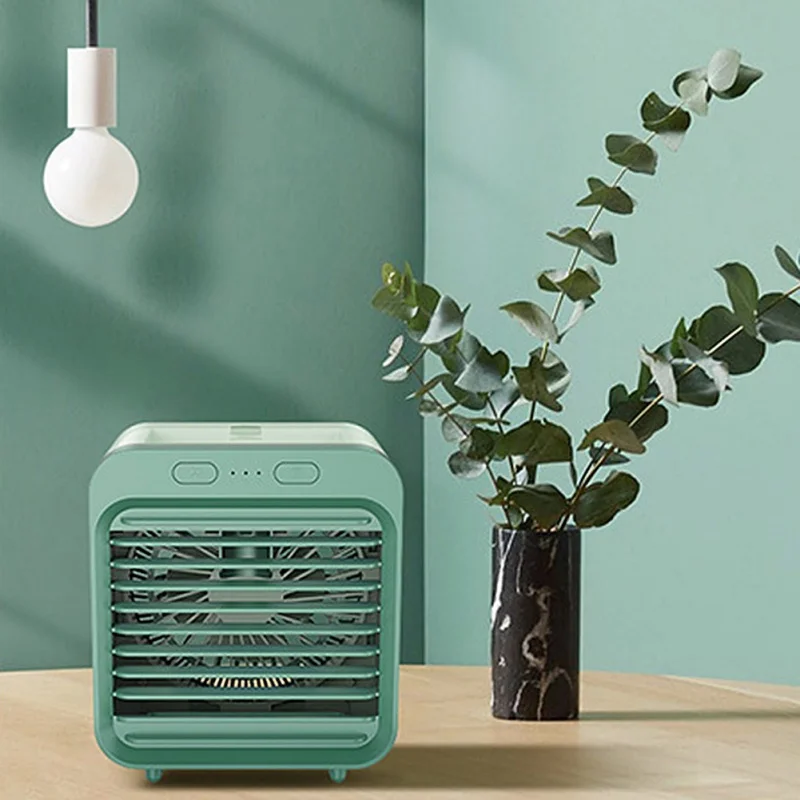 Мини-кондиционер настольный с USB-зарядкой и вентилятором | Дом сад