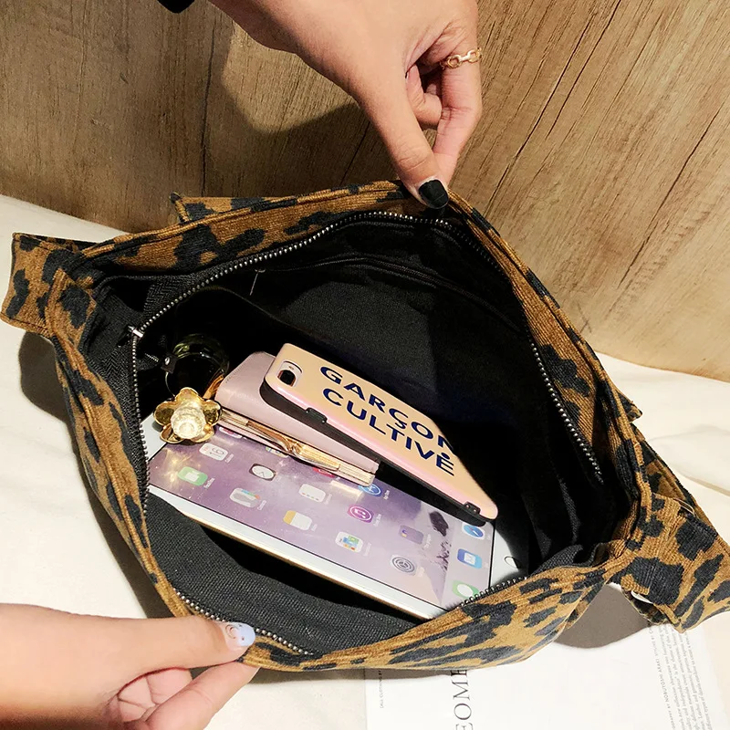 Универсальная сумка через плечо в новом стиле женская с принтом Leopord для девушек