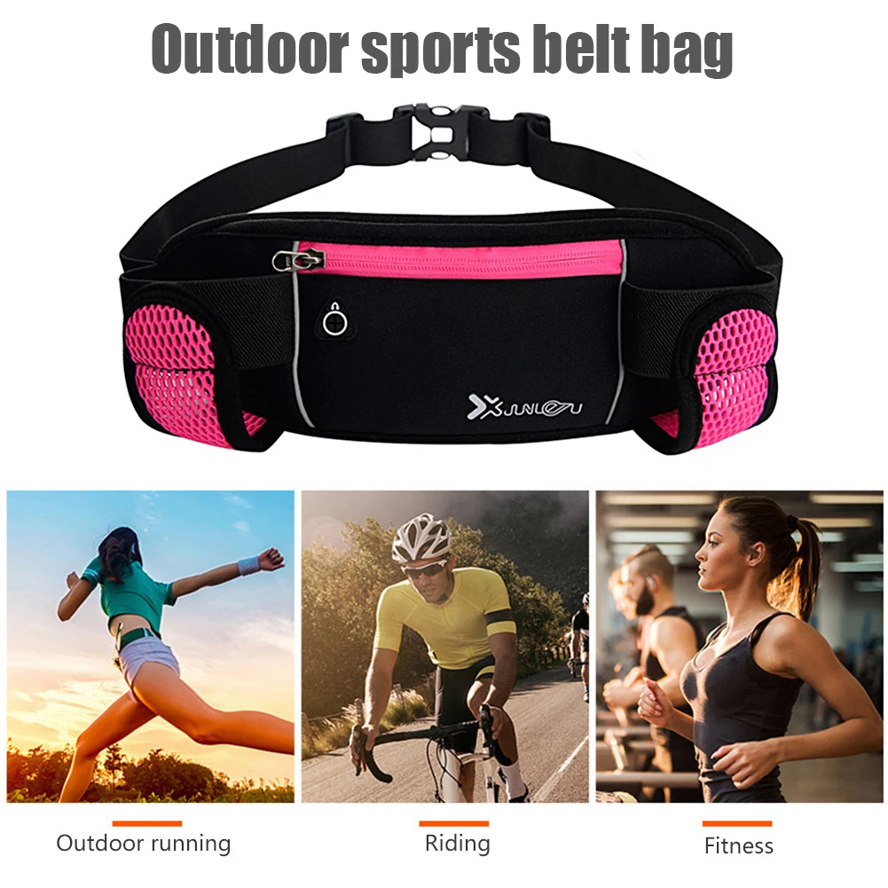 

Waterproof Running Bag Phone Belt Marathon Trail Fitness Accessories Racing Waist Pouch Water Bottle Holder Sports Fanny Pack